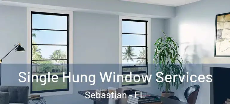  Single Hung Window Services Sebastian - FL