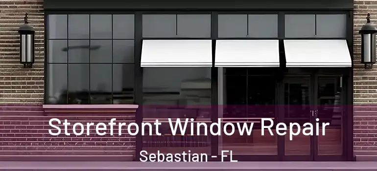  Storefront Window Repair Sebastian - FL